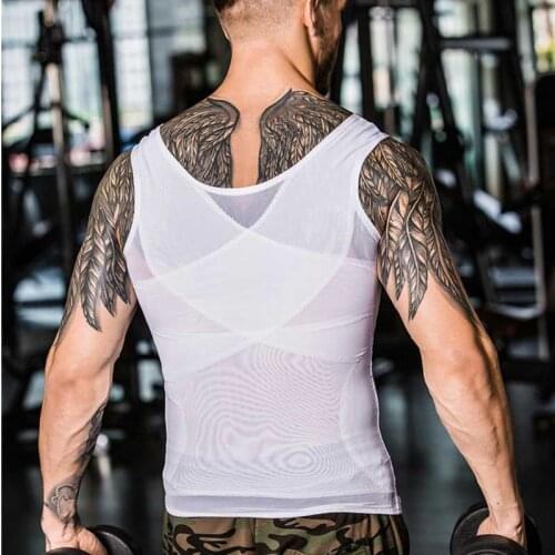 Men Shapers Ultra Sweat Thermal Muscle Shirt Neoprene Belly Slim Sheath Female Corset Abdomen Belt Shapewear Zip Tops Vest NY027