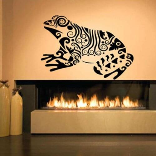 Sticker Decal Tribal Frog Climbing Amphibian Wild Animals Wall Stickers Home Decor Art Decals
