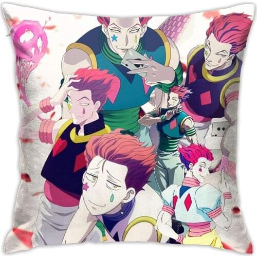 Fall Decor Hunter X Hunter Hisoka Pillow Covers Cushion Cover Cases Pillowcases Sofa Couch Bed Home Decor Anime Body Pillow