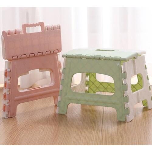 Plastic Multi Purpose Folding Step Stool Home Train Outdoor Storage Foldable Small Seat Travel Fishing Portable Mat Gadgets