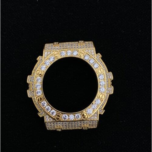 Gold Plated custom made items watch bezel G Sports watch GA100/GA100 watch case