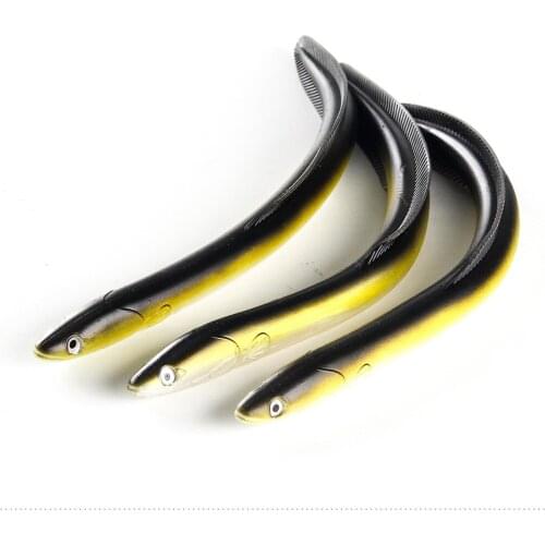 1 Pcs 29.5cm 59g Sea Fishing Lure Eel Artificial Soft Lure Silicone Bait Saltwater Artificial Lures Accessory On Sale L30
