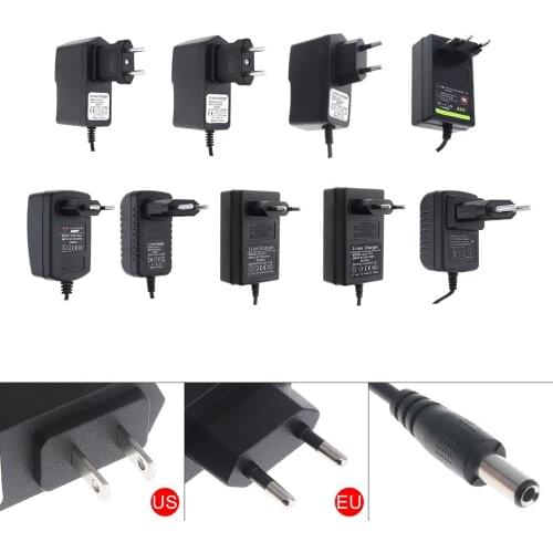 TORO 110cm 12.6V Power Charger Adapter EU US Plug Power Supply Charging Adapter for Lithium Electric Drill Electric Screwdriver