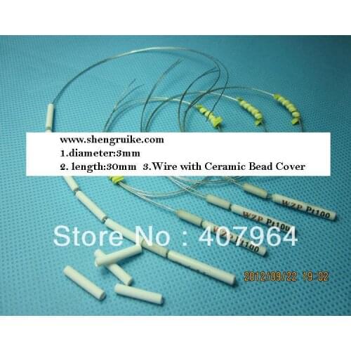 3*30*300mm Ceramic Pt100 Element with ceramic bead cover Class A ,fast delivery