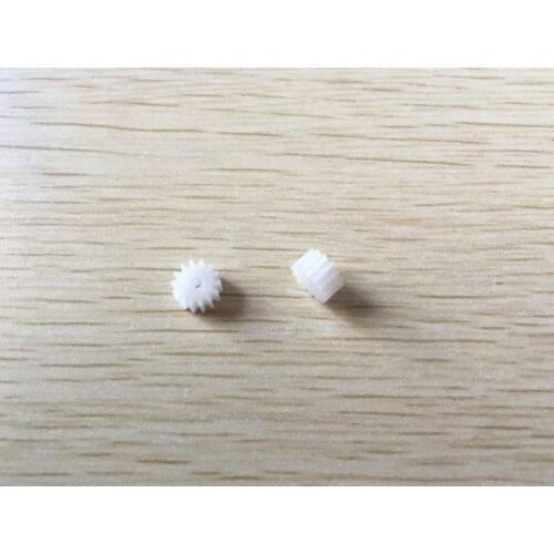 50Pcs 8mm x 2mm 0.5 Modulus Plastic Motor Main Shaft Axle Gear for RC Model Toy