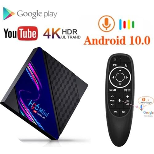 Android 10.0 caixa de tevê h96 mini v8 rk3228a quad core 2gb 16gb 2.4ghz wifi media player youtube tv receptor h96mini android c