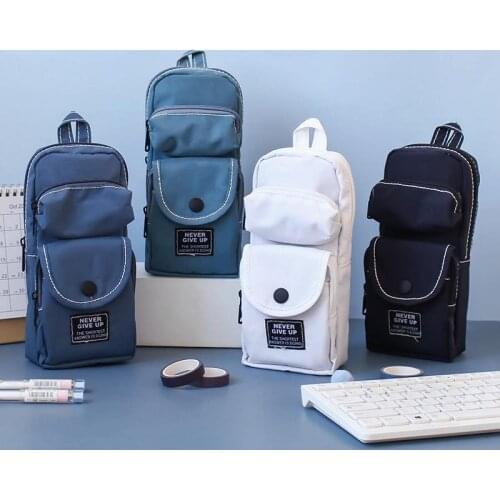 Schoolbag Shape Pencil Case School Supplies Stationery Gifts Boys Girls Creative Pencil Box Pencilcase Backpack Pencil Bag