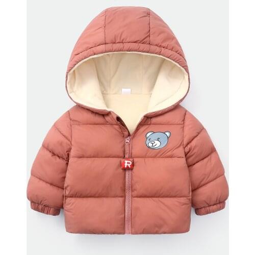 Childrens cotton coat winter/autumn kids baby girls clothes jackets baby boys outerwear fashion warming plush coats garment