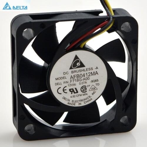 For delta AFB0412MA 4cm 4010 40*40*10mm 12V 0.10A dual ball mute cooling fan