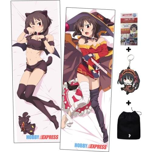 Hobby Express Megumin Konosuba Dakimakura Japanese Otaku Waifu Hugging Body Pillow Cover ADP99021