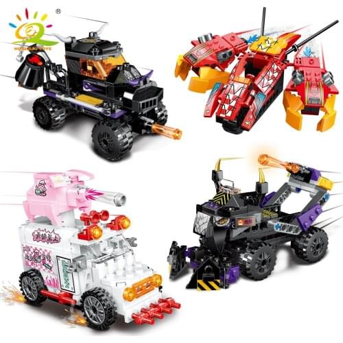 HUIQIBAO 484pcs Monkie Monkey King Car Building Blocks set City Iron Bull Tank Cloud Jet Pigsy’s Food Truck Children kids toys