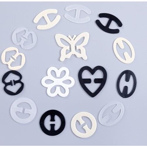 Hot Sale Underwear Fasteners Hot Sale Popular Shadow 4Pcs/set Bra Buckle Fashion Bra Buckles Strap Holders Invisible Bra Clips
