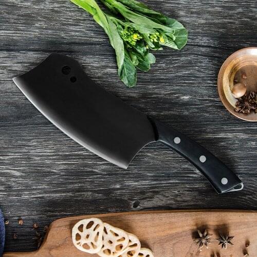 Handmade Forged Small Kitchen Knife Stainless Steel Sharp Kitchen Household Chinese Meat cleaver Slicing Knife Chef Cleaver