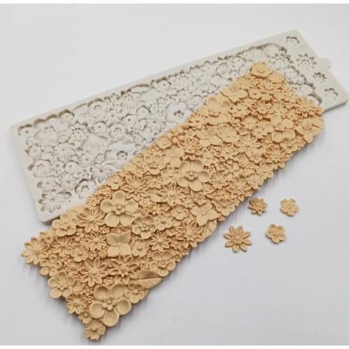 Minsunbak Super Beautiful All Kinds Of Small Flower Large Silicone Mold High-end Cake Decoration Tools