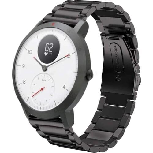 Fashionable Elegant Stainless Steel Wrist Strap Milanese Loop Quick Release Wrist Bands for Nokia Withings Steel HR