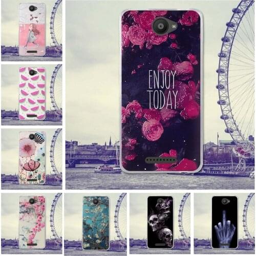 Soft TPU Case for BQ Aquaris U Colorful Printing Back Cover for BQ Aquaris U 5.0 inch ashion Silicon Phone Bag Back Covers