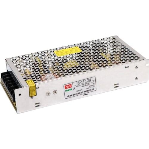 Industrial Switching Power Supply S-145W Exchange220Vto DC12V 24V DC Transformer Monitoring SecurityLED