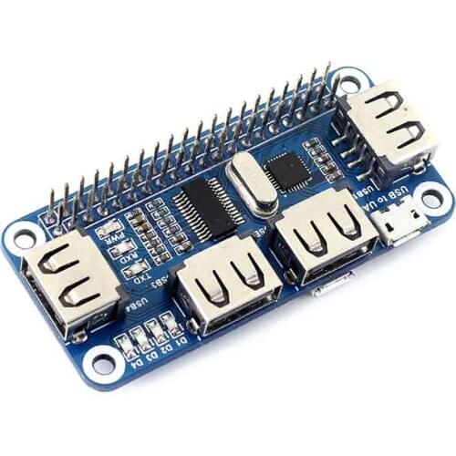 Raspberry Pi USB hub UART TO USB