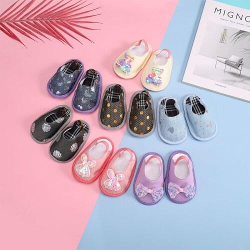 [simfamily]Baby Slippers Newborn Shoes Boy Girl Infant First Walkers Toddler Shoes Baby Footwear Cotton Soft Anti-Slip Sole
