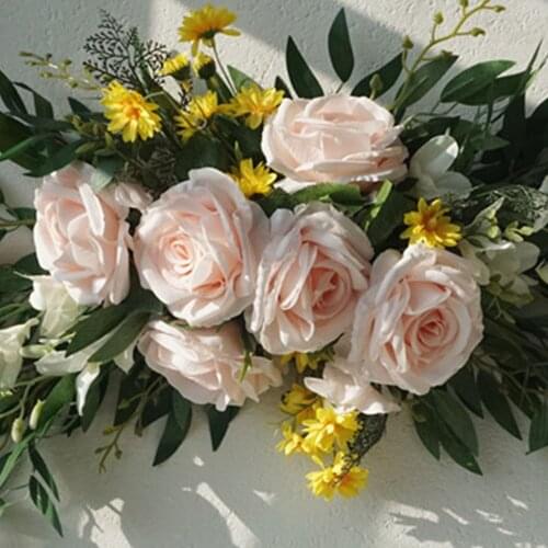 Wedding Flowers Artificial Peony Flowers Swag Slim Table Centrepiece Home Wedding Arch Decor