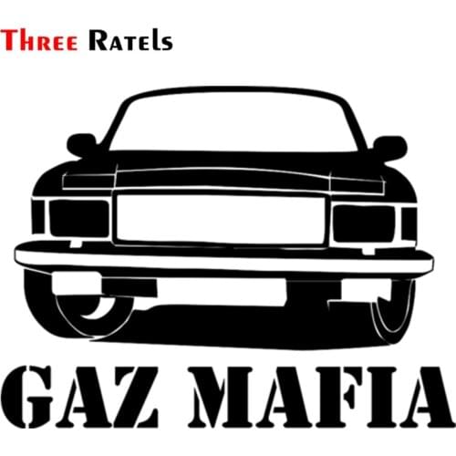 Three Ratels TZ-1032 12*15.9cm 1-4 pieces car sticker gaz mafia volga 3102 funny car stickers auto decals