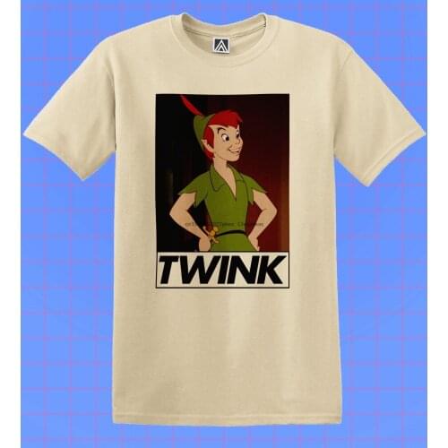 Twink Peter T-shirt Pan Classics Gay Film Tee Bottom Queen LGBT Pride Dom Top