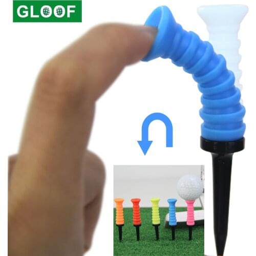 1Pcs Golf Ball Tees Studs Soft Plastic Ball Seat Accessories Nails Holder Support For Golfer Training Aids Accessories