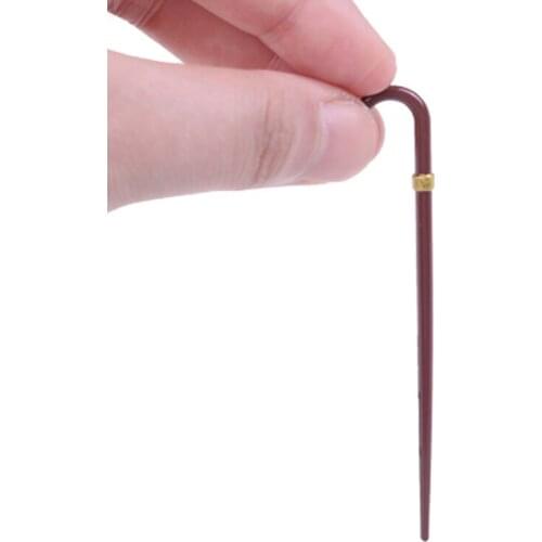 1pc Simulation Gentleman Walking Stick Crutch Model Toy for Doll House Decoration 1/12 Dollhouse Miniature Accessories