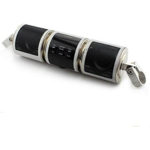 20pcs/lot MT487 Motorcycle Motorbike MP3 Music Player Bluetooth Water-resistant LED Display Stereo Speaker