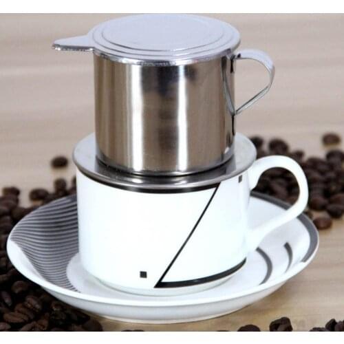 50/100ml Vietnam Style Stainless Steel Coffee Drip Filter Maker Pot Infuse Cup