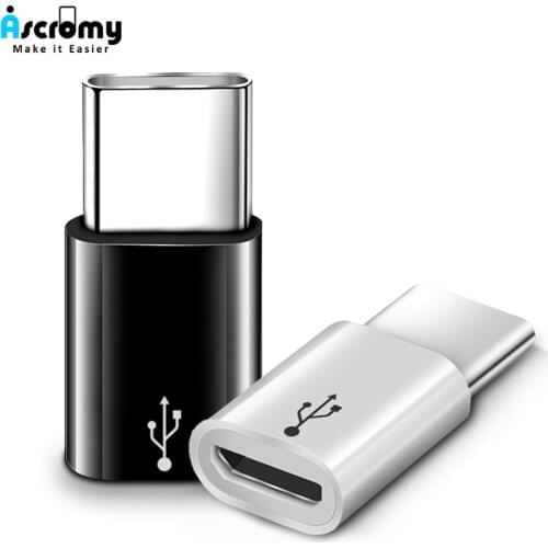 USB Type C Adapter Micro USB Female to USB-C Male Converter Usbc Charger Cable Adaptor For Samsung S9 S10 S8 Xiaomi Huawei Typec