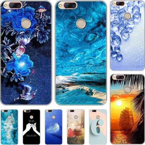 For ZTE Nubia Z18 Mini Nubia M3 Cover For ZTE Nubia Z17 Mini Z 17 Lite Fashion Cool Cartoon Flower Capa Soft Silicone TPU Case