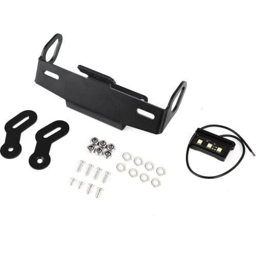 Areyourshop Motorcycle License Plate Holder Frame Bracket For Yamaha MT07/09/10 Tracer Motor Bike Accessories Parts