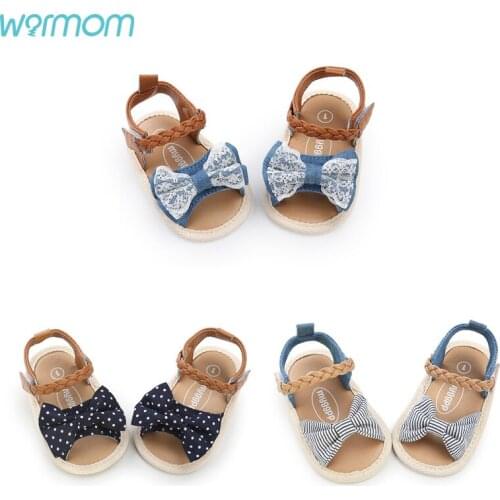 Warmom Soft Sole Infant Toddler Baby Girls Soft Sole Crib Shoes Newborn Cute Kids First Toddler Spring&Summer Bebes Shoes