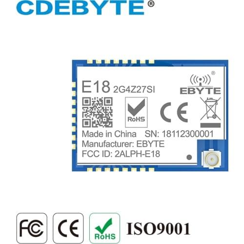 E18-2G4Z27SI Zigbee CC2530 PA CC2592 2.4Ghz 500mW IoT uhf Wireless Transceiver 27dBm 2.4 ghz Transmitter and Receiver Module