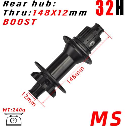 GOLDIX bicycle hub without LOGO version mountain bike DIY hub HG/XD/MS 141X10 148X12 ratchet structure hub