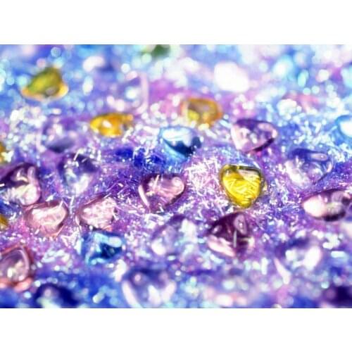 JMINE Div 5D Glass Colorful jewel Gem Full Diamond Painting cross stitch kits art High Quality Scenic 3D paint by diamonds