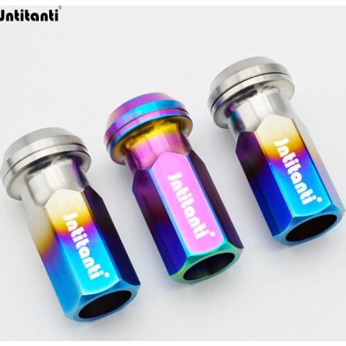 Custom Gr5 titanium alloy wheel color lug nut for all car M12*1.5*45mm