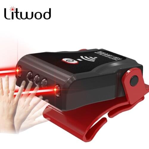 Led Headlamp Sensor Hat Light Smart Multifunction Build-in Battery USB Rechargeable Head Flashlight Headlight Cap Lamp Torch