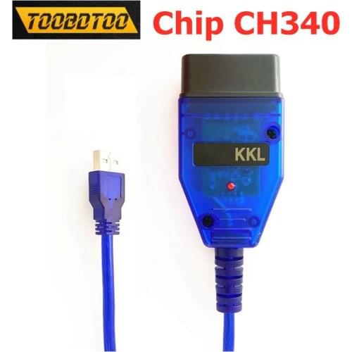 New Chip CH340 For VAG KKL 409 use for KWP2000 transmission OBD2 Car Scanner cable For VAG 409 KKL precision moulded diagnostic