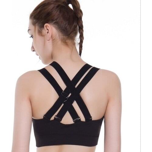 The new sports fitness vest hitting scene suction eye quick-drying female yoga sports bra underwear