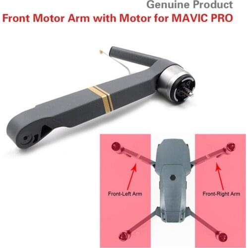 Original 1pc Replacement Front Left /Front Right Motor Arm Drone with Motor Repair Part for DJI MAVIC PRO Drone Accessories