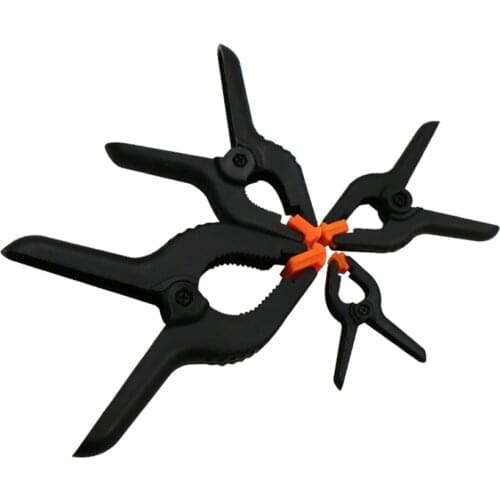 Plastic Woodworking Spring Clamp Heavy Duty Nylon Spring Clamps for Paper Photo Studio Backdrops Background 2/3/4/6/3.5 Inch