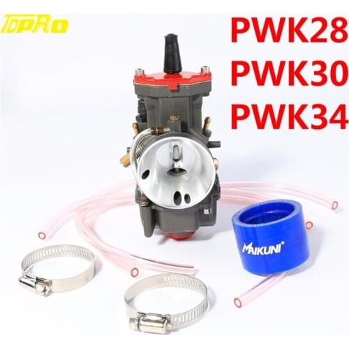 TDPRO PWK 28mm 30mm 34mm Flat Slide Carburetor For Motorcycle Suzuki Kawasaki Scooter ATV Quad Go Kart Dirt Bike