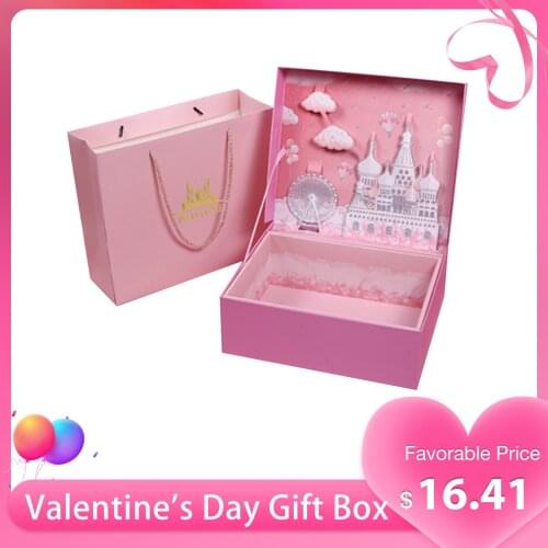 Valentines Day Gift Box Unique Exquisite Presentation Boxes Packing Wedding Romantic Surprise Supplies Bags Dropshipping 2021