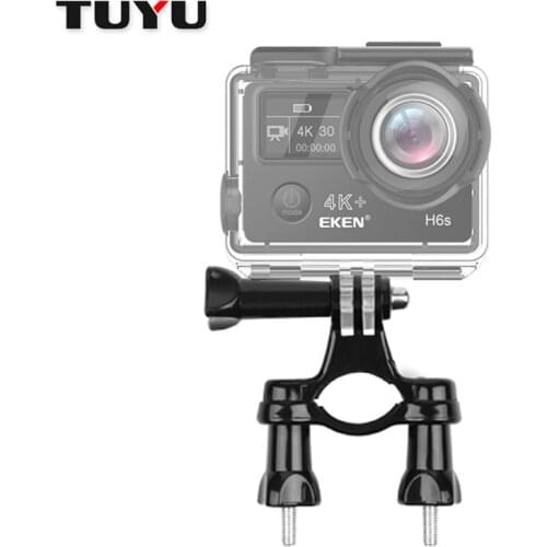TUYU Bicycle Mount Bike Handlebar Seatpost Tripod Holder Clamp For Xiaomi Yi 4K for Gopro Hero 6 5 SJCAM SJ4000 Camera Accessory
