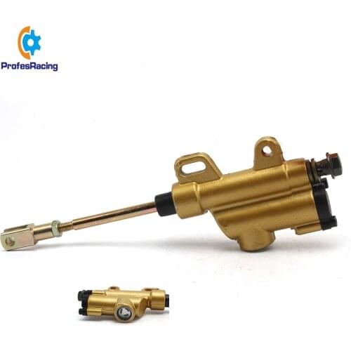 Universal Motorcycle Motorbieke Golden Cylinder Foot Rear Master Cylinder Hydraulic Pump Foot Brake Dirt Pit Quad Dirt Pit Bike