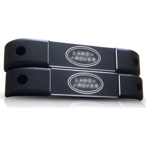 Car Interior Aluminum Alloy black Door Handle Trim for Land Rover Defender 110 90 2008 2009 2010 2011 2012 2013 2014 2015 2016