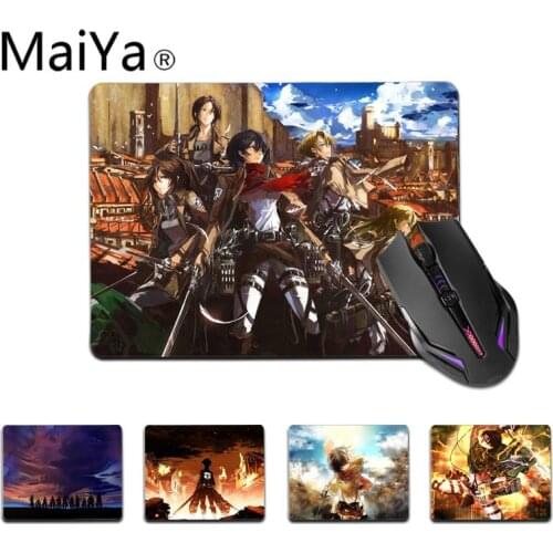 Maiya High Quality Japan Anime Attack on Titan gamer play mats Mousepad Top Selling Wholesale Gaming Pad mouse