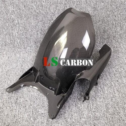 For Ducati Hypermotard 796, 1100 Full Carbon Fiber Motorcycle Rear Hugger With Chain Guard
